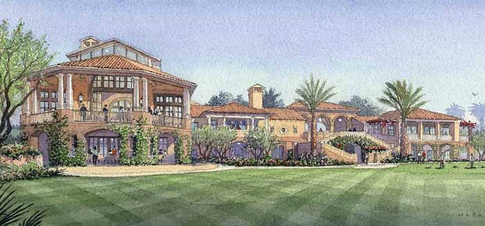 Andalusia Clubhouse Rendering Palm Springs Real Estate