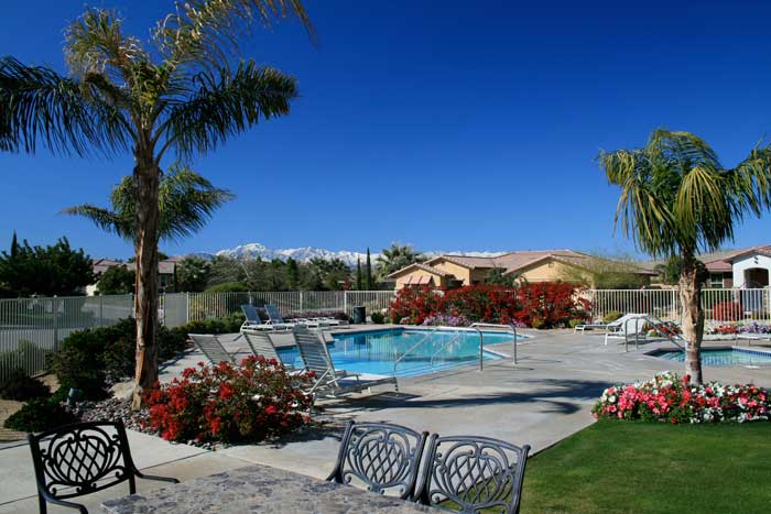 Tuscany rancho mirage pool Palm Springs Real Estate
